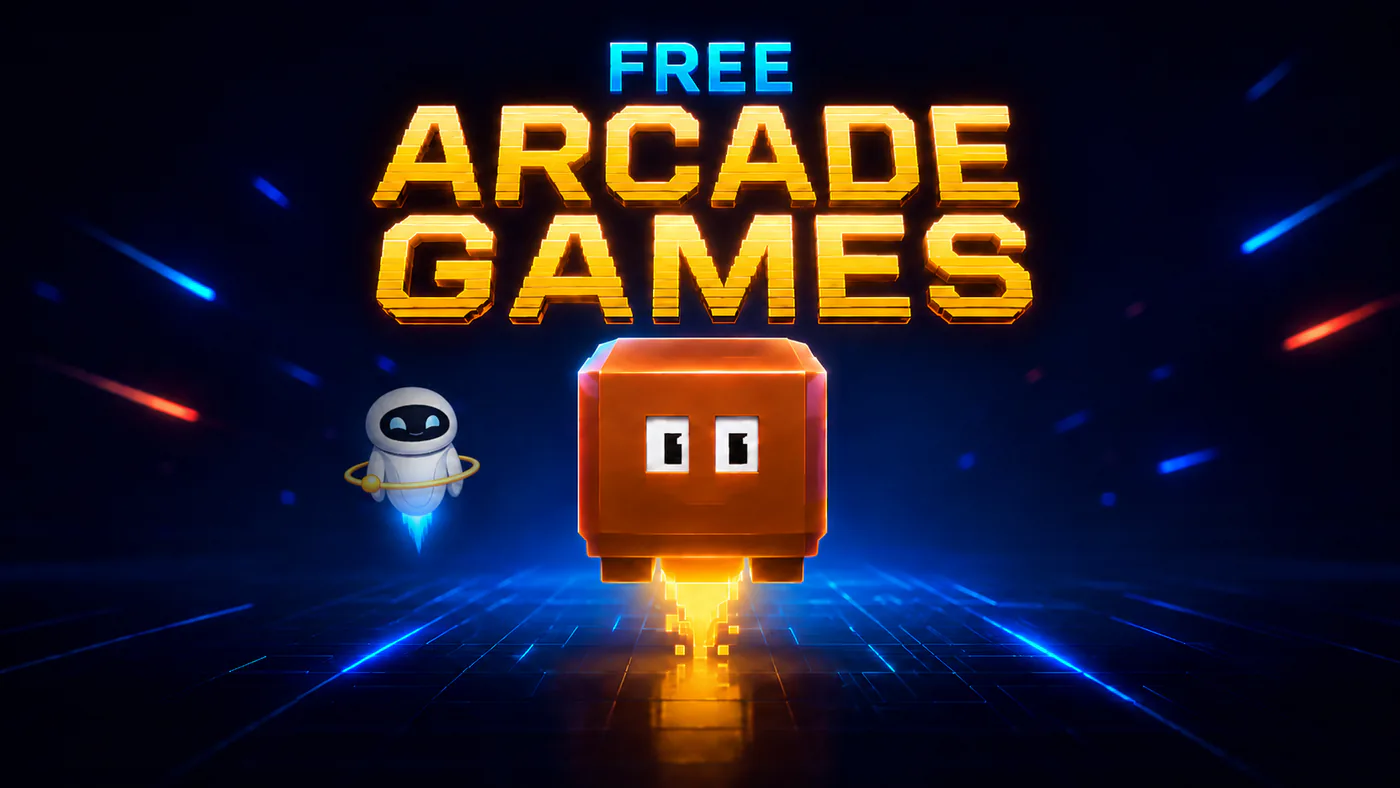 Free arcade games. The Orbyt Arcade.